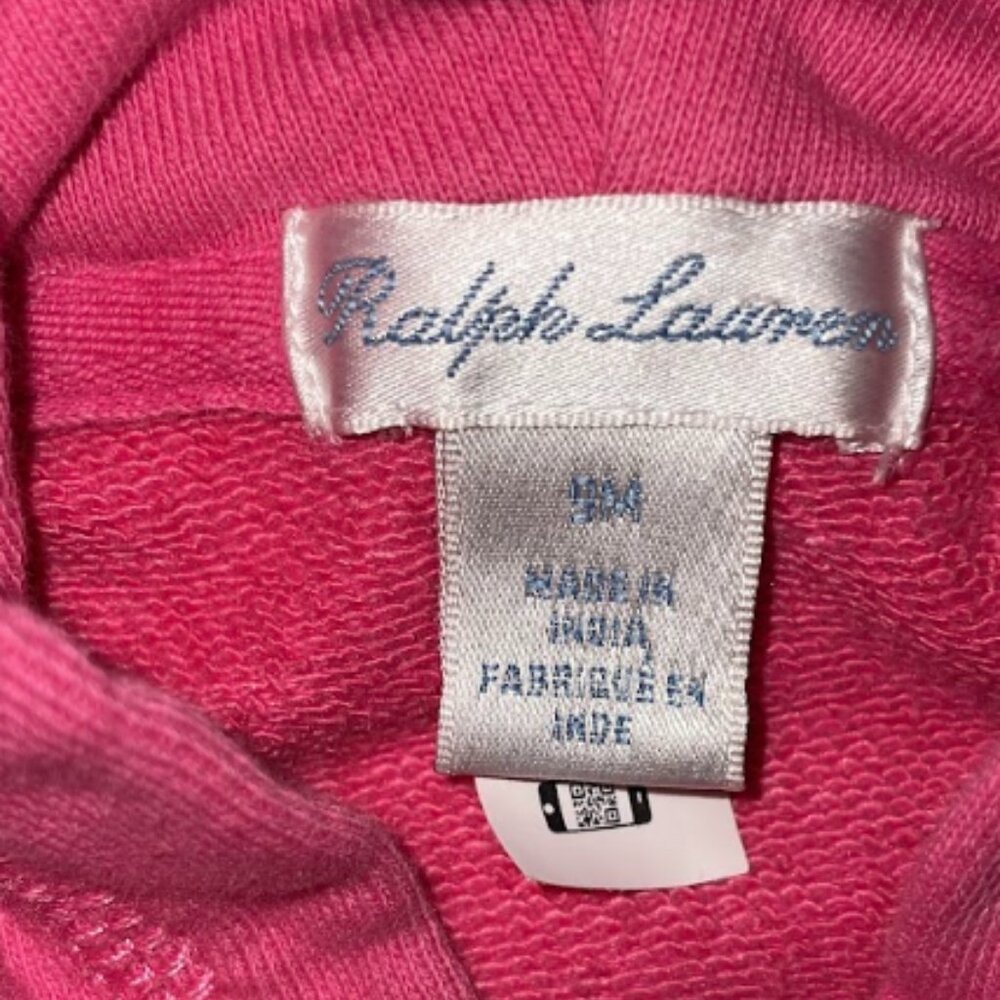 Ralph Lauren Polo Baby Girl Pink Zip Up Sweater 9M - Picture 3 of 6